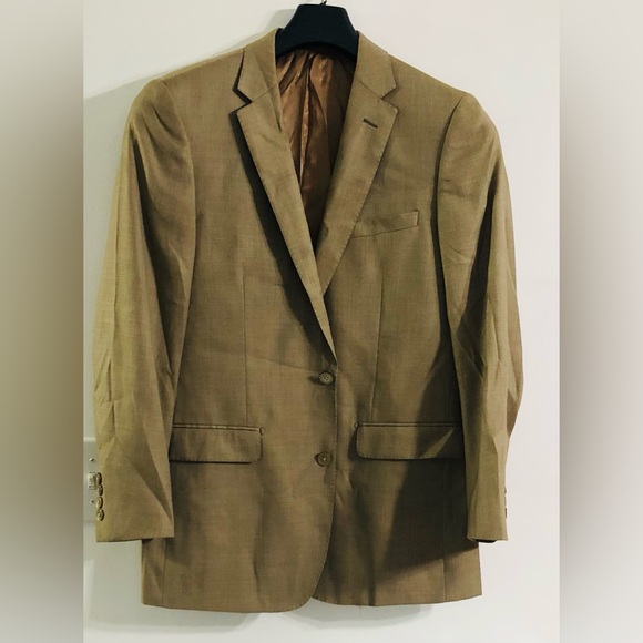 Marc Enzo men’s blazers seven pockets front buttons closures tan. 42R - Picture 1 of 8